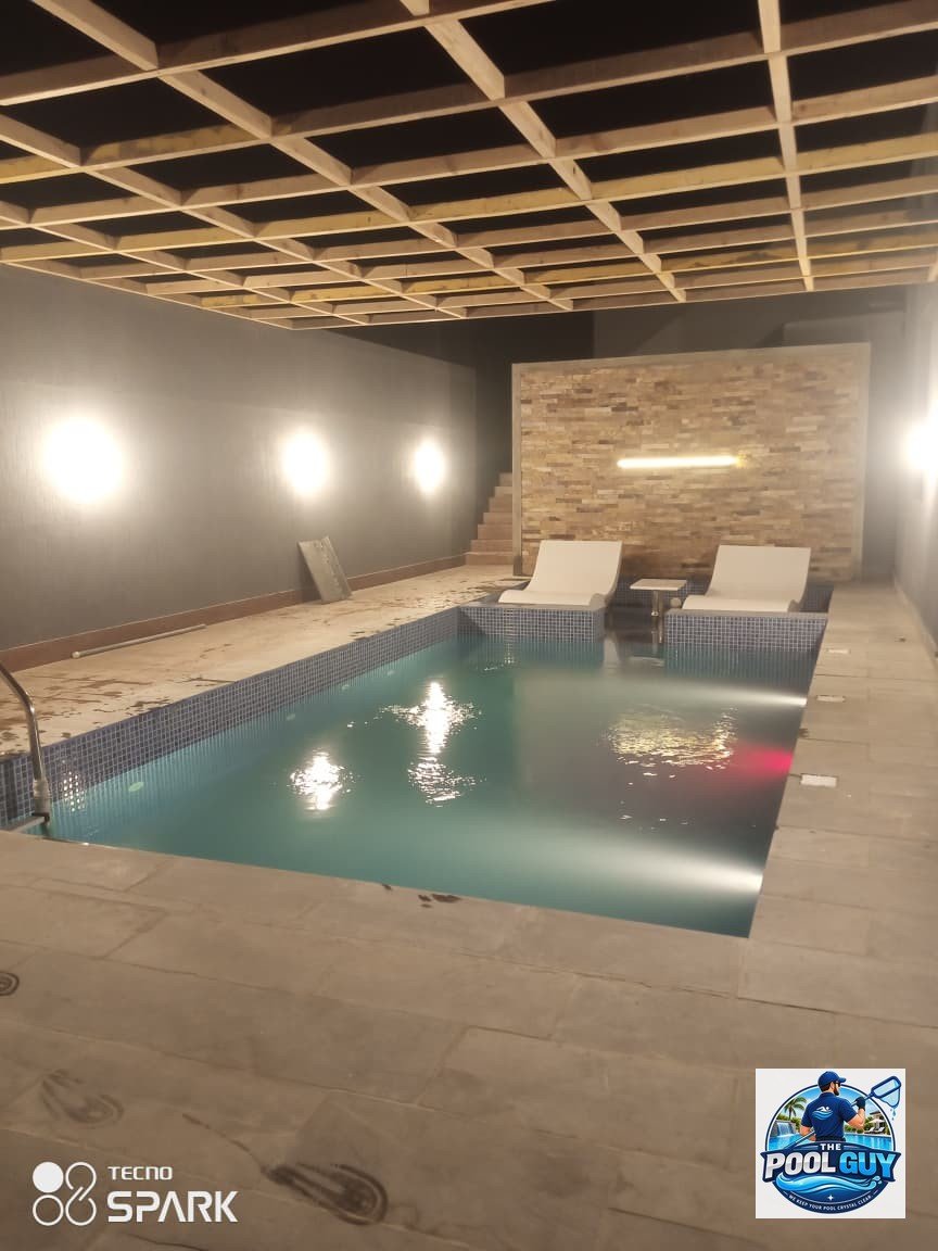 Indoor Night Pool
